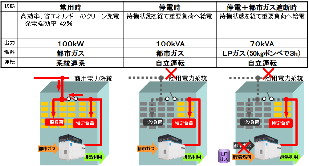 電源セキュリティのための非常用電源