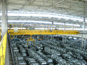 コイルセンター（コイル搬送用クレーン）