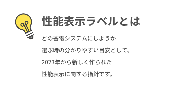 性能表示ラベルとは